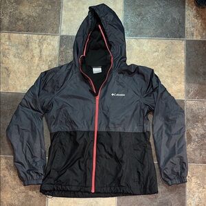 Columbia Black and Gray Jacket with Red Accents